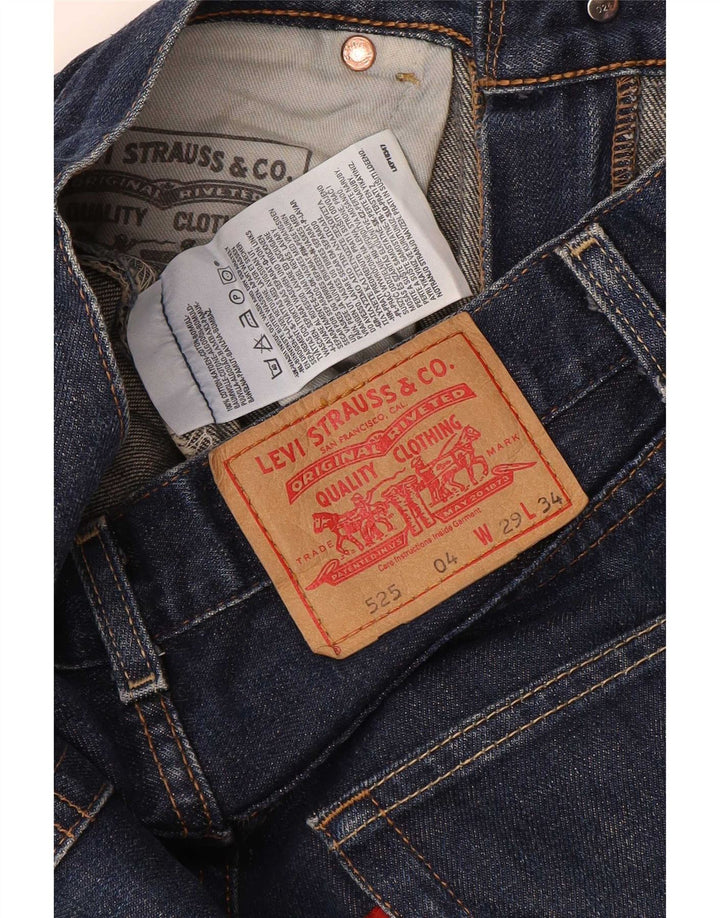 Мужские джинсы Levi's 525 Bootcut W29 L34 Темно-синие, хлопок