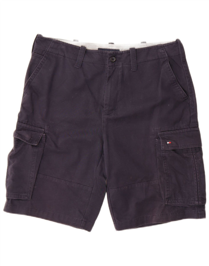 Мужские шорты карго Tommy Hilfiger W34, большие, темно-синие, хлопок