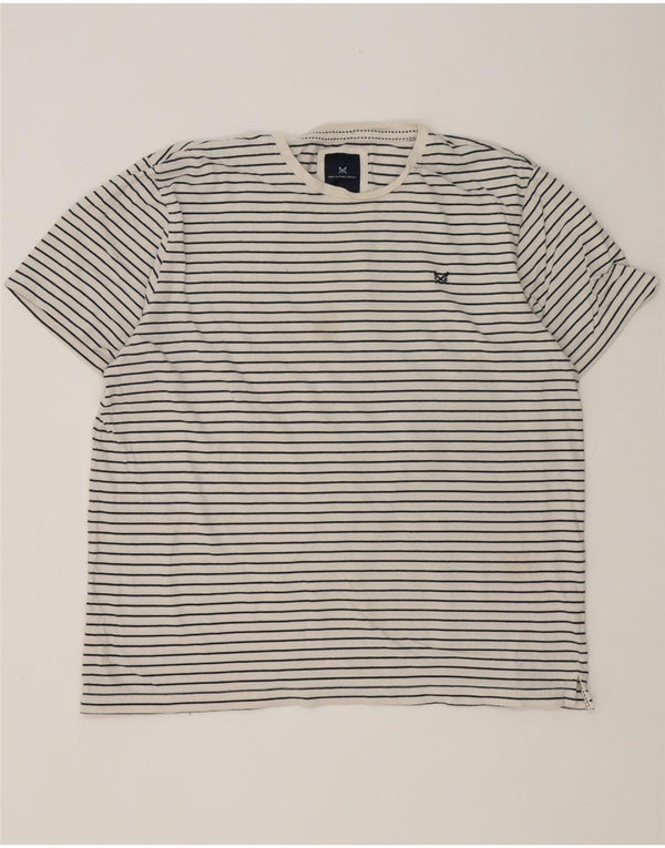 Crew Clothing Мужская футболка Top 2XL из хлопка в белую полоску