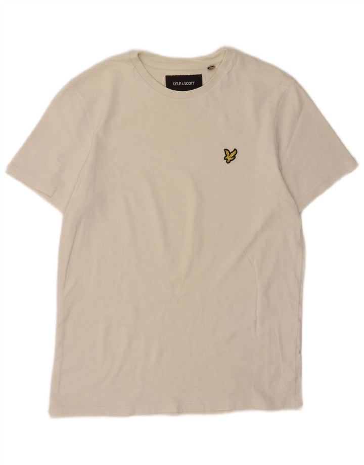 Мужская футболка Lyle & Scott, маленький белый хлопок