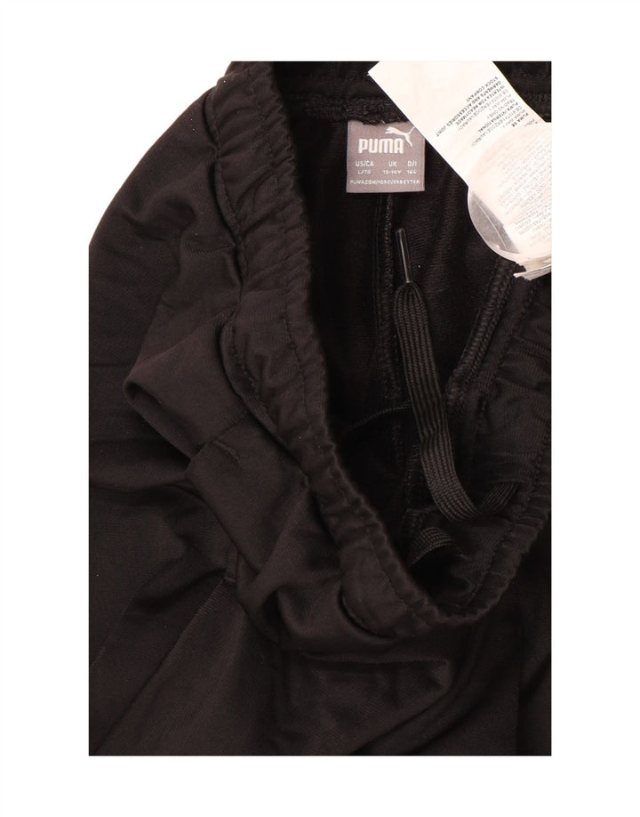 Спортивный костюм PUMA для мальчиков, брюки для бега, 13–14 лет, черный полиэстер