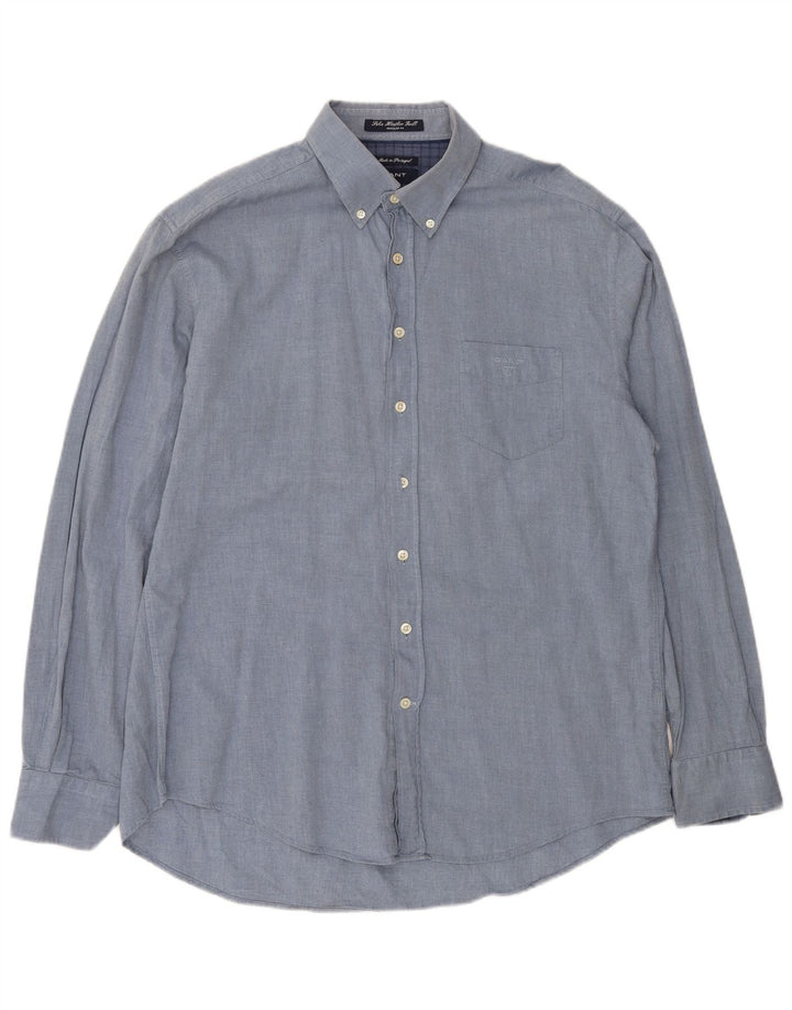 Мужская рубашка стандартного кроя Gant Soho XL, синяя, хлопок