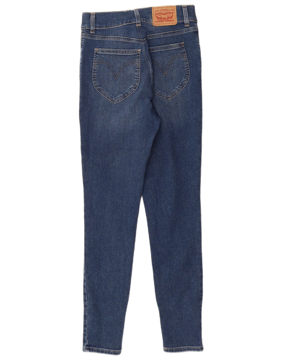 Женские джинсы скинни с высокой талией LEVI'S W28 L30, синий хлопок