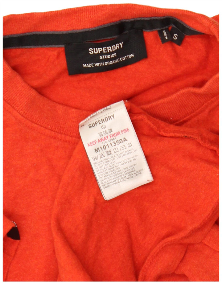 Мужская футболка Superdry, маленький красный хлопок