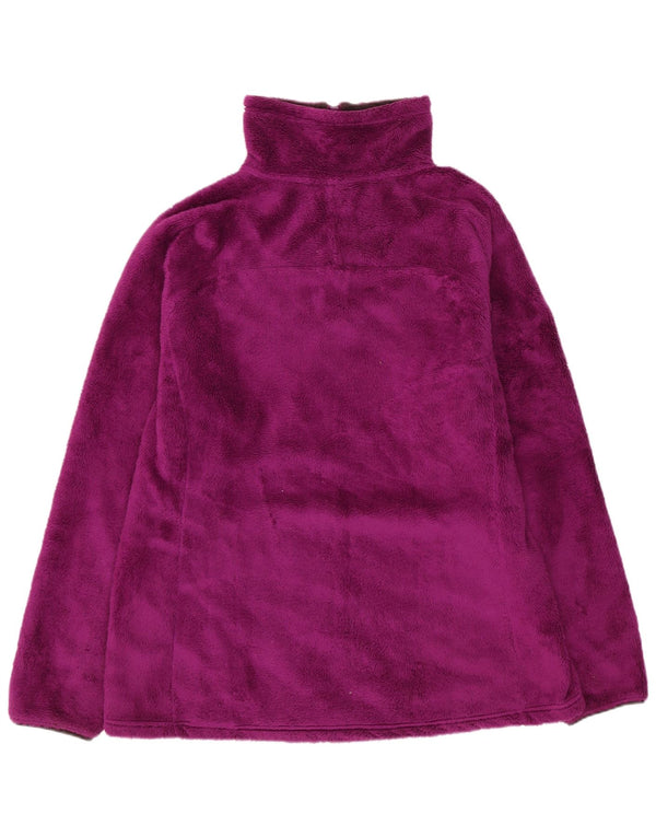 Женский флисовый джемпер с воротником на молнии The North Face, Великобритания, размер 18 XL, фиолетовый полиэстер