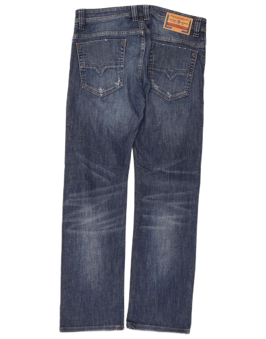 Мужские джинсы Diesel Safado Regular Slim Straight W30 L30, синий хлопок