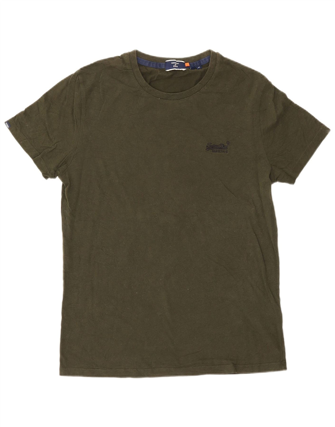 Мужская футболка Superdry Top из хлопка среднего зеленого цвета