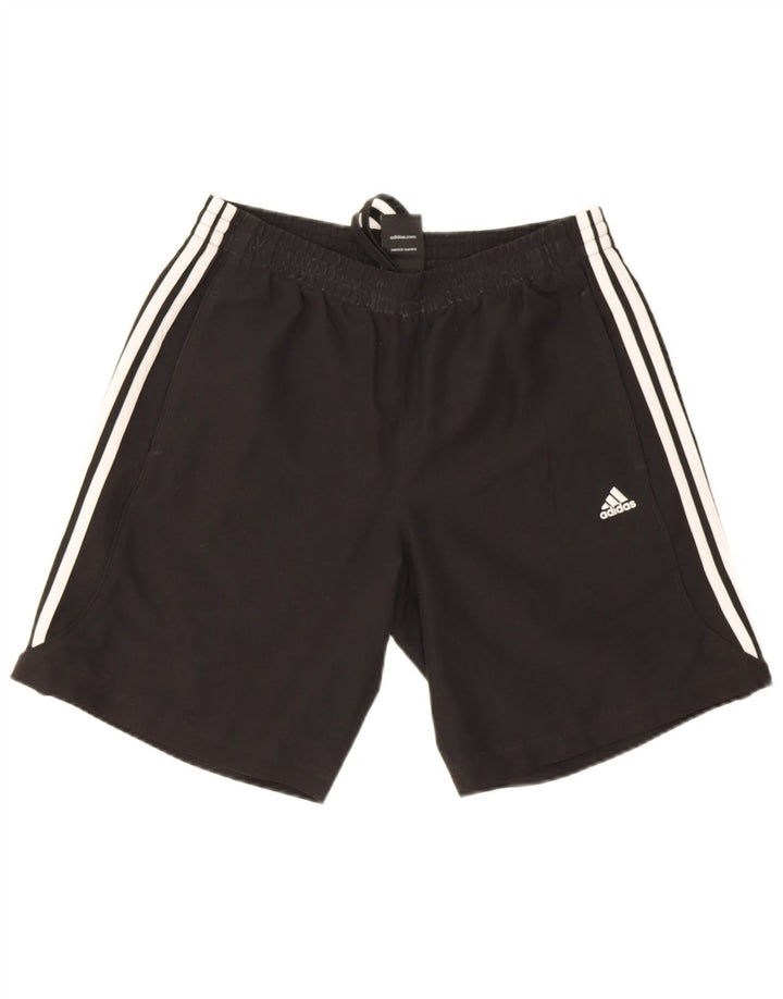 Мужские спортивные шорты Adidas Climalite, средний черный полиэстер