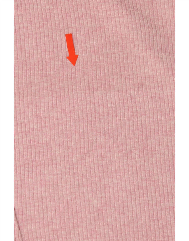 MARKS & SPENCER Womens T-Shirt Top UK 12 Medium Pink Viscose Vintage Marks & Spencer and Second-Hand Marks & Spencer from Messina Hembry 