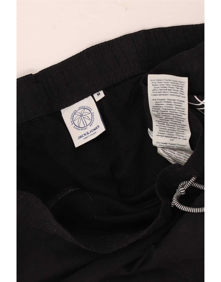Мужские шорты для плавания Jack & Jones с рисунком, средний черный, полиэстер