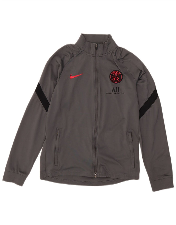 Спортивная куртка Nike Paris Saint- Germain для мальчиков, 12–13 лет, большая серая