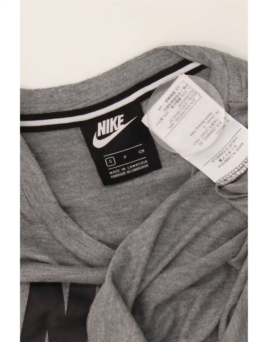 Мужская футболка Nike с графическим рисунком, маленький серый полиэстер с крапинками