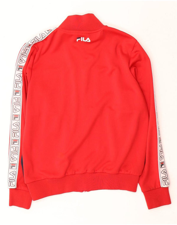 Fila Женский спортивный костюм с графическим рисунком UK 14 Medium Red Colorblock