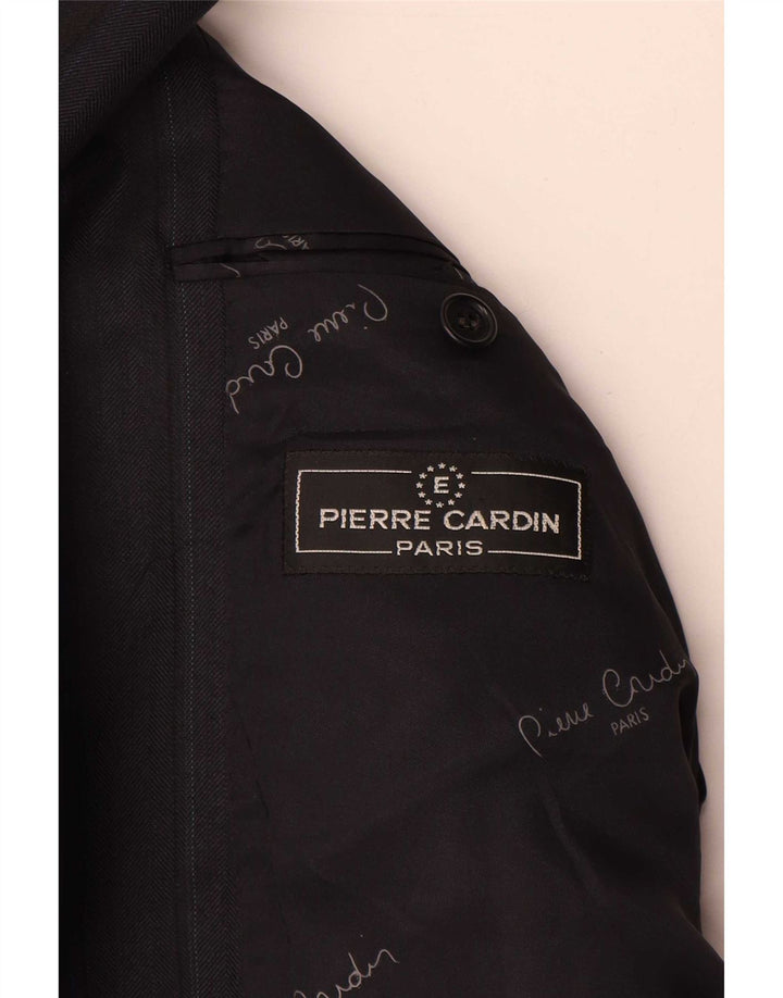 Мужской пиджак Pierre Cardin на 2 пуговицах UK 38 средний серый в полоску