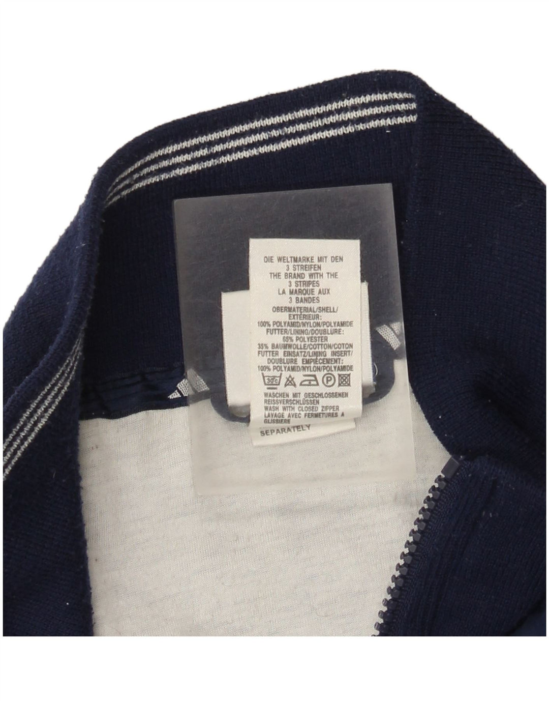 Женская ветровка оверсайз Adidas UK 14 Medium Navy Blue Полиамид