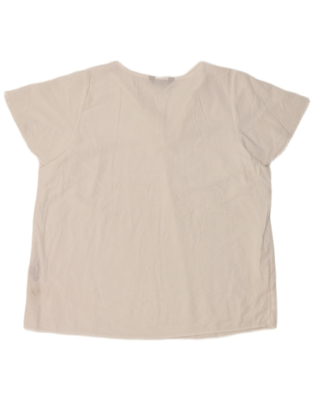 Женская блузка Marks & Spencer Top UK 20 2XL Белая вискоза