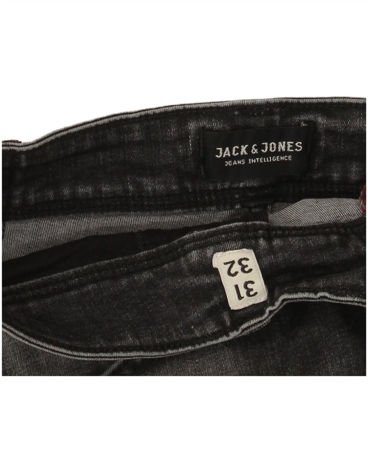 Мужские узкие джинсы Jack & Jones W31 L32, серый хлопок