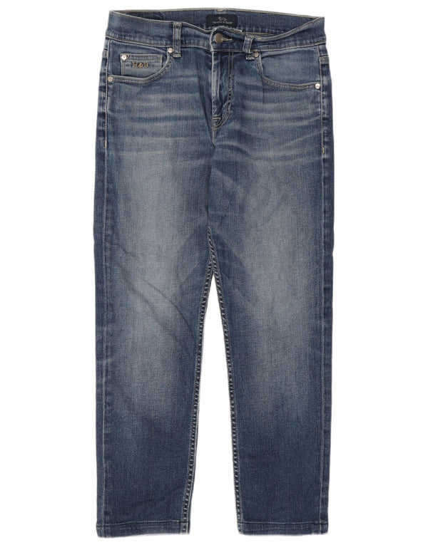 Harmont & Blaine Женские укороченные прямые джинсы IT 44 Medium W30 L26 Синие