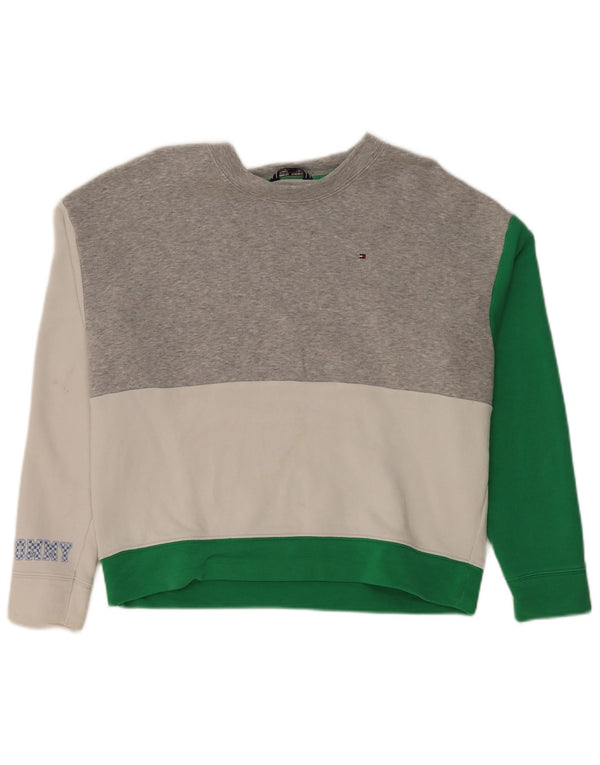 Женский свитер с рисунком Tommy Hilfiger UK 14, средний, разноцветный