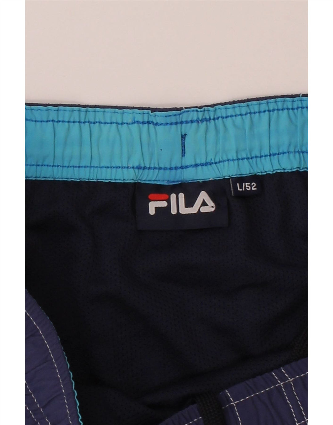 FILA Mens Swimwear Large  Navy Blue Polyester