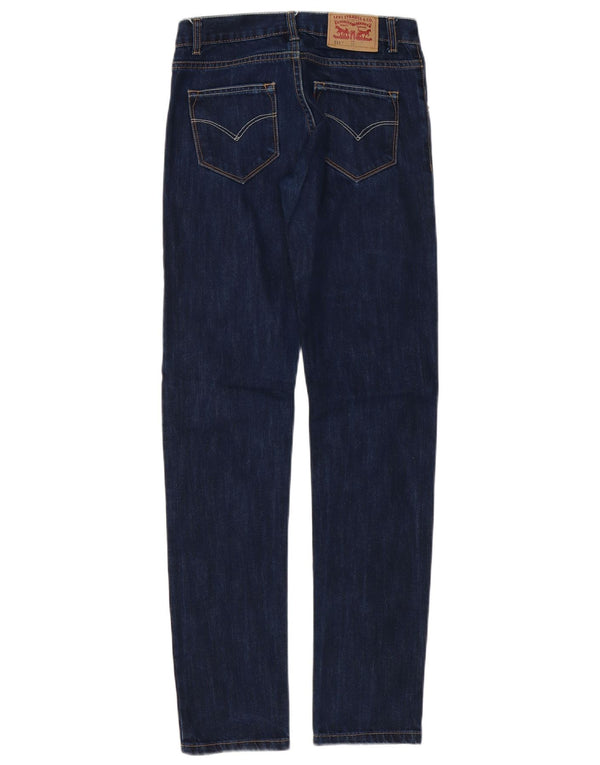 Джинсы Levi's 511 Slim для мальчиков 11-12 лет W26 L31 Темно-синие, хлопок
