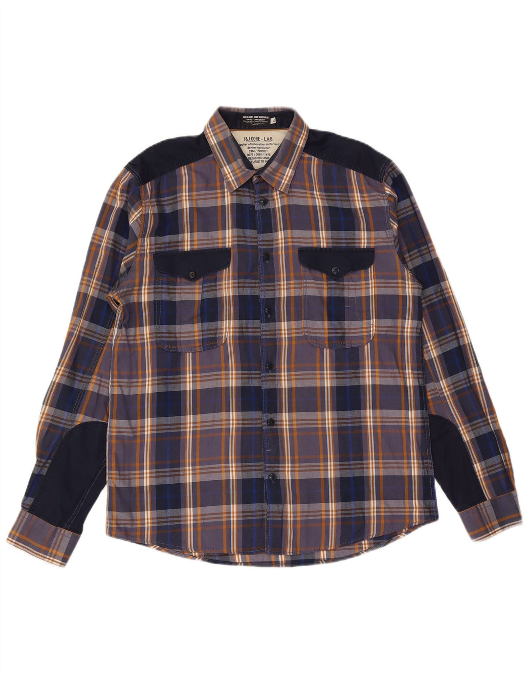 Мужская рубашка Jack & Jones XL в разноцветную клетку