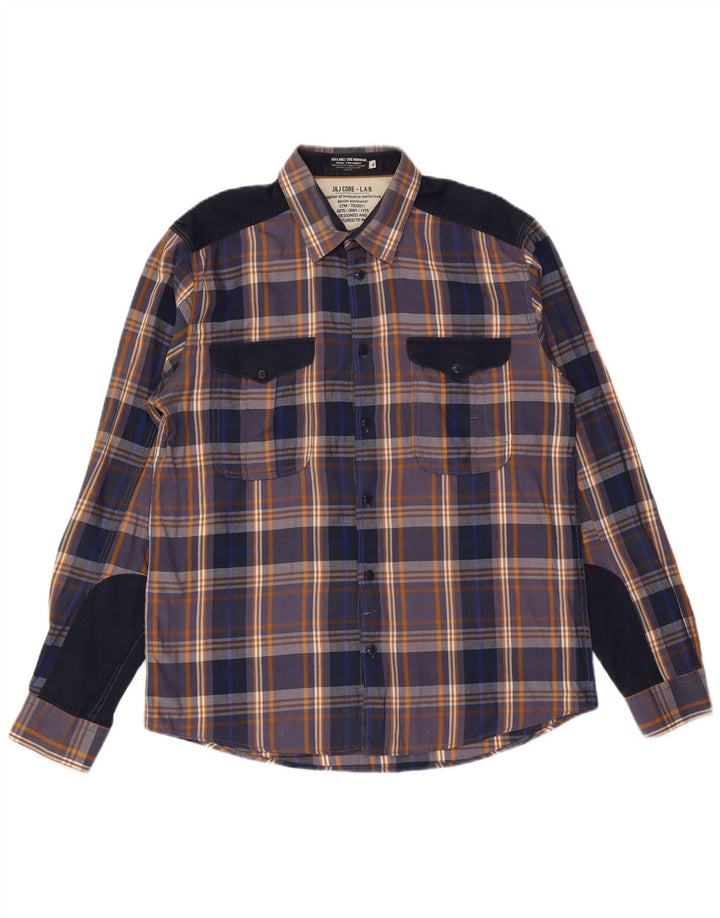 Мужская рубашка Jack & Jones XL в разноцветную клетку