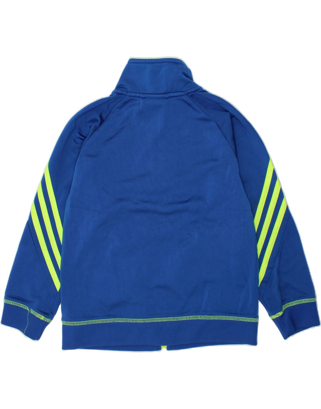 ADIDAS Boys Graphic Tracksuit Top Jacket 4-5 Years Blue Polyester Vintage Adidas and Second-Hand Adidas from Messina Hembry 