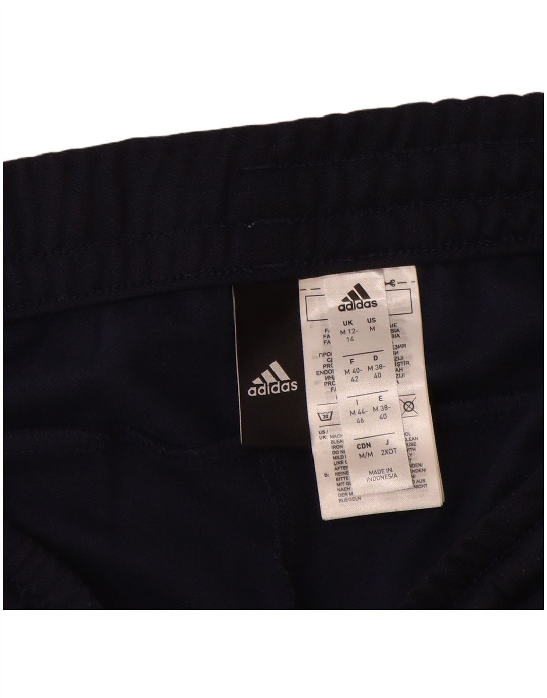 Женские спортивные брюки Adidas UK 12/14, средний темно-синий, полиэстер