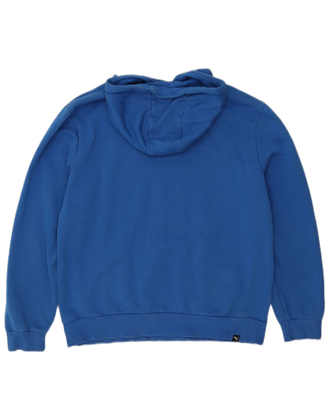 PUMA Mens Graphic Hoodie Jumper Medium Blue