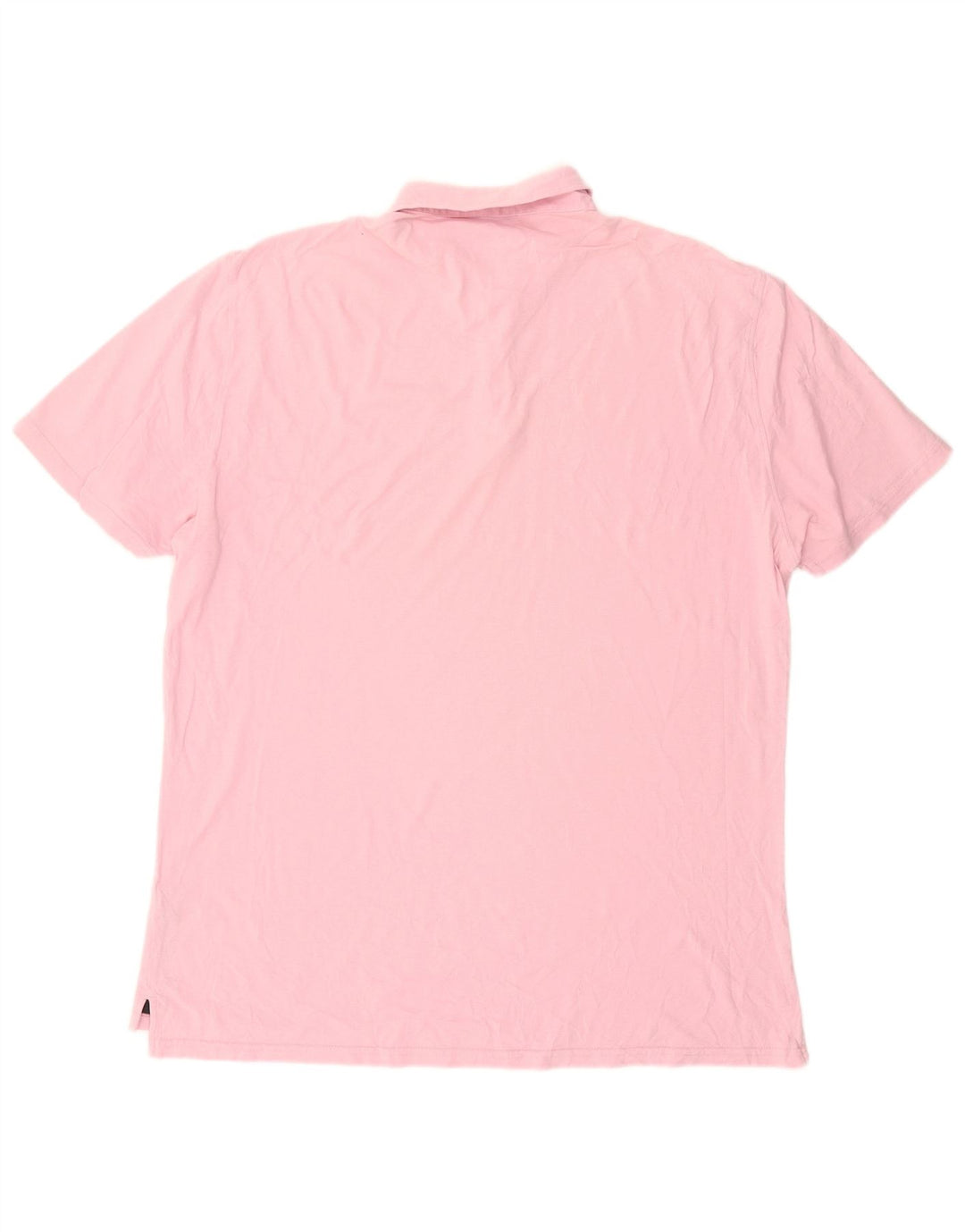 Мужская рубашка-поло Massimo Dutti 2XL розовая, хлопок