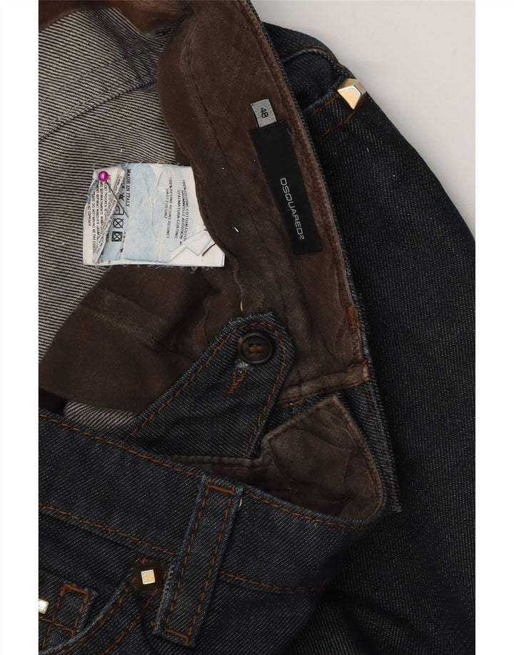 DSQUARED2 Женские узкие джинсы IT 48 XL W32 L31 Темно-синие, хлопок