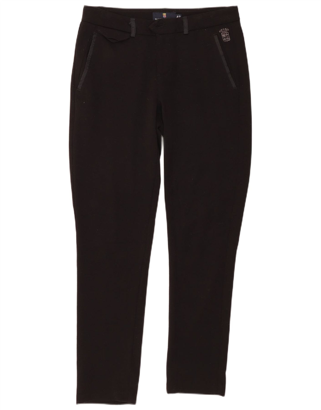 MARINA MILITARE Женские узкие повседневные брюки IT 42 Medium W30 L28 Черные