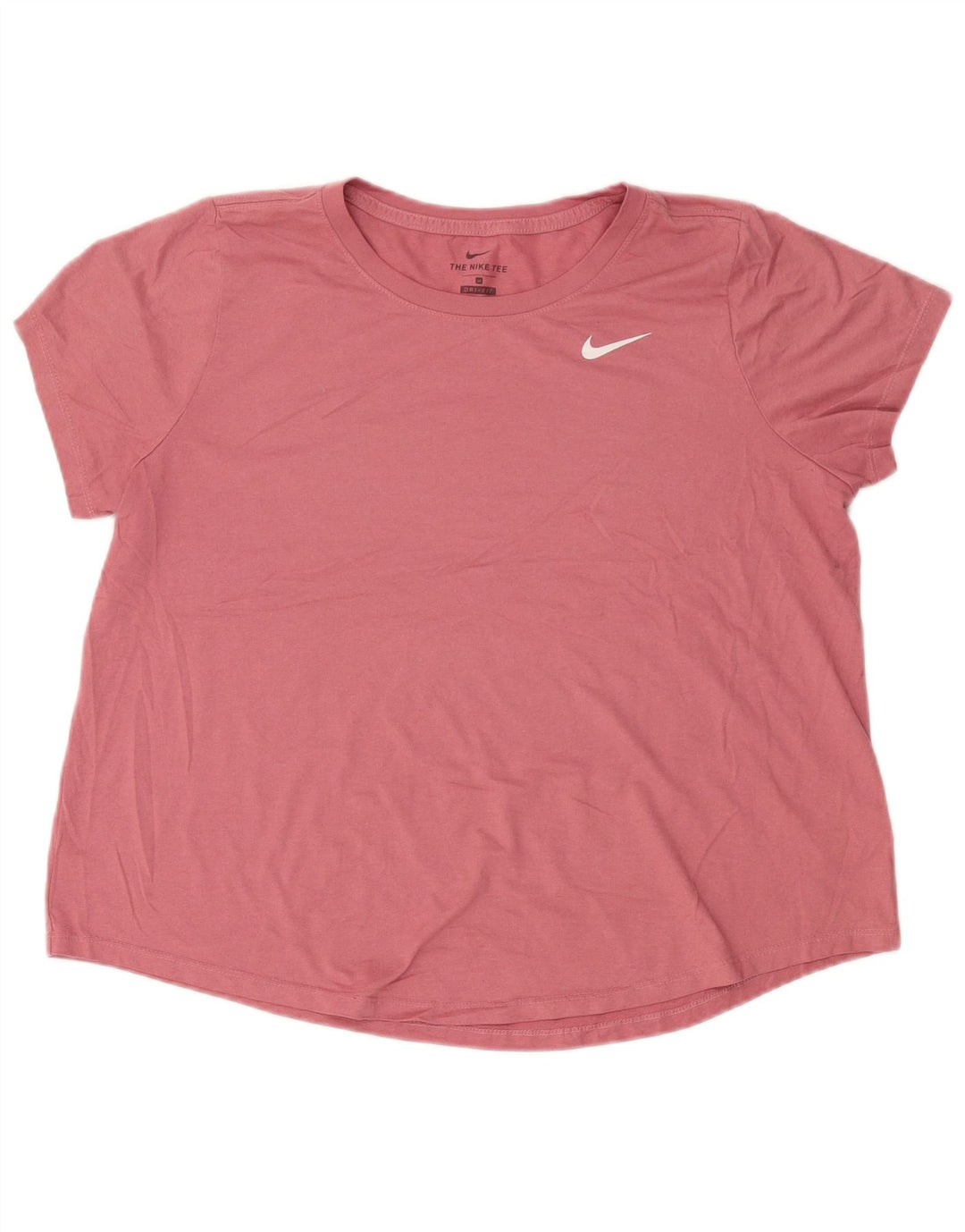 Женская футболка NIKE Dri Fit Top UK 18 XL, розовый полиэстер