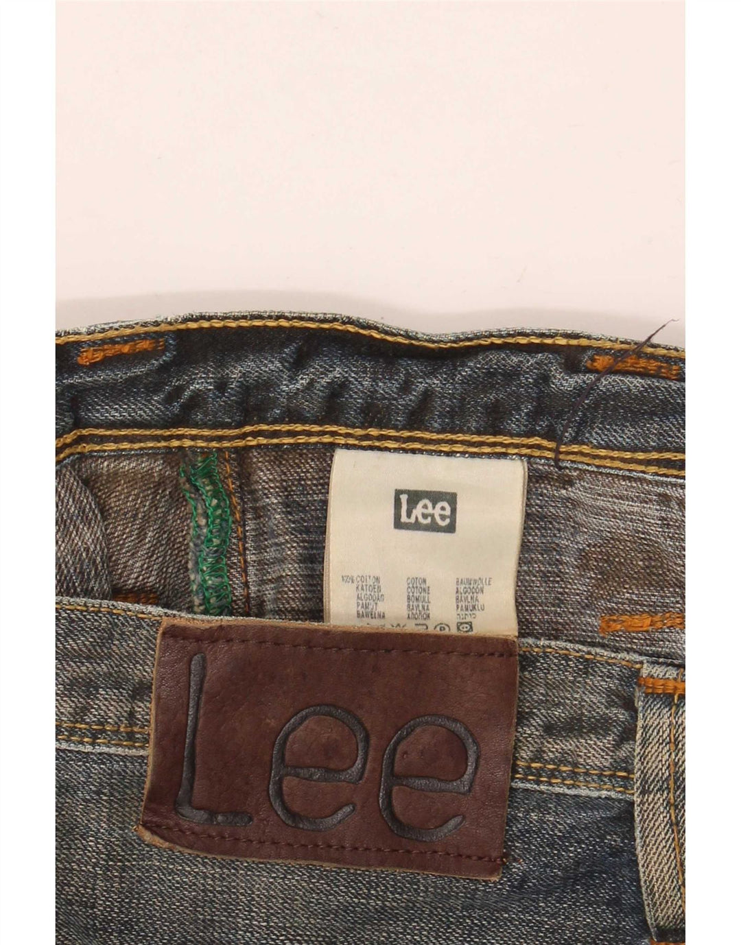 Мужские прямые джинсы Lee W34 L34 синие, хлопок