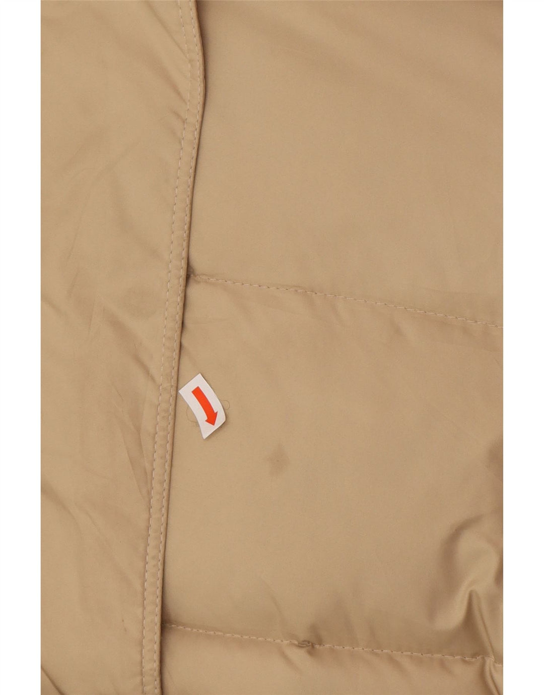 BURBERRY Женское стеганое пальто с капюшоном BRIT UK 12 Средний Бежевый Классический