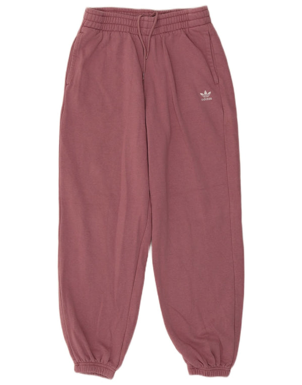 Женские спортивные брюки Adidas Joggers UK 12/14 Средний розовый хлопок