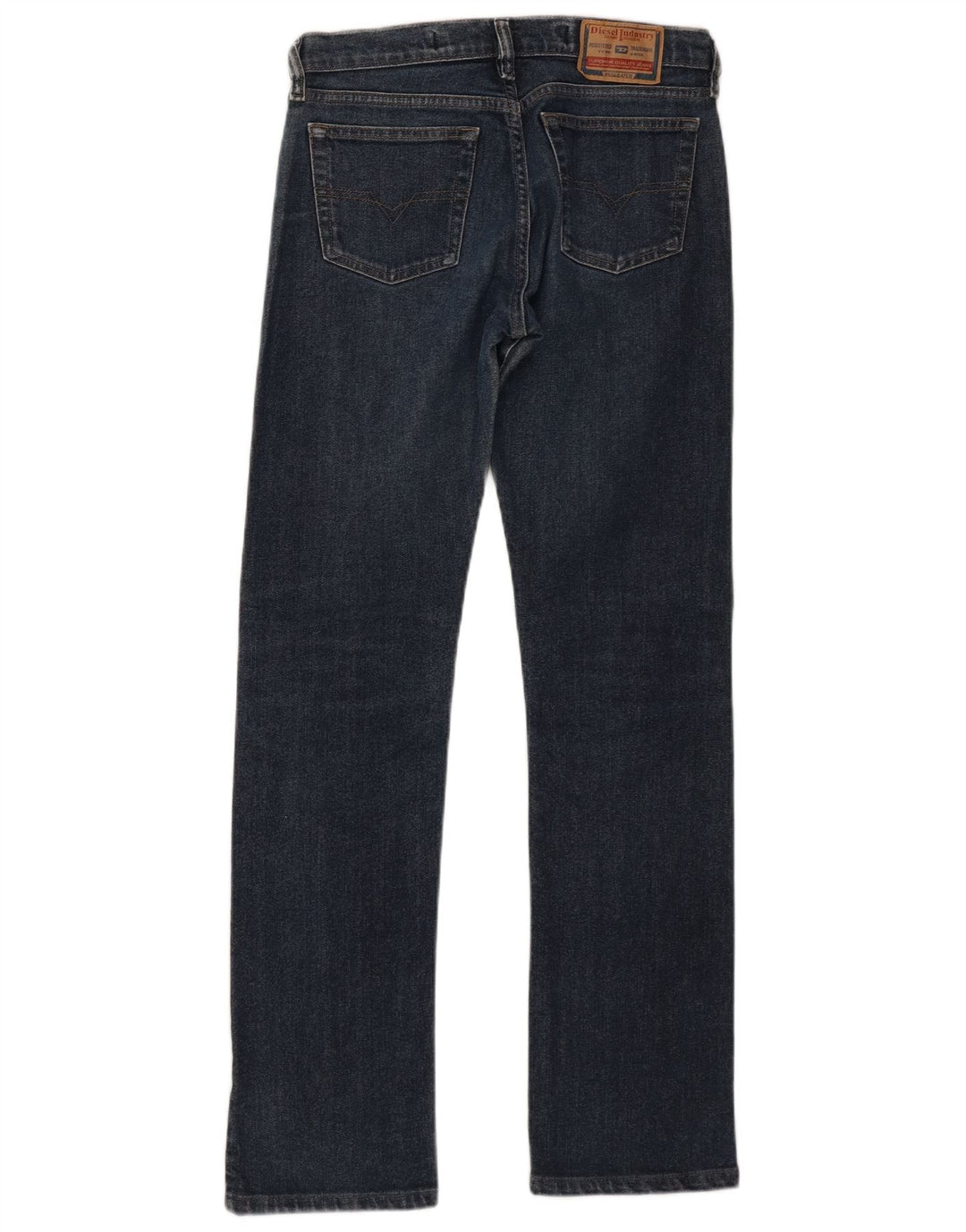 Женские прямые джинсы DIESEL W27 L30, темно-синий, хлопок