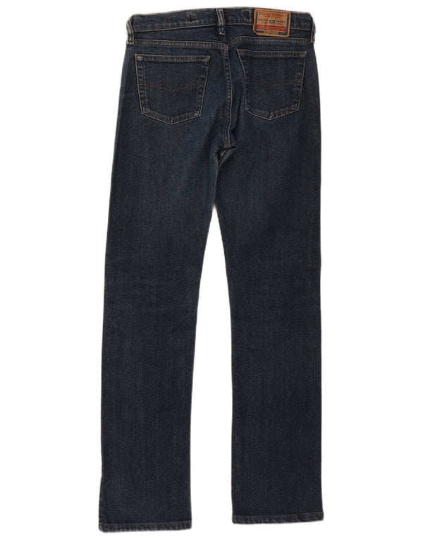 Женские прямые джинсы DIESEL W27 L30, темно-синий, хлопок