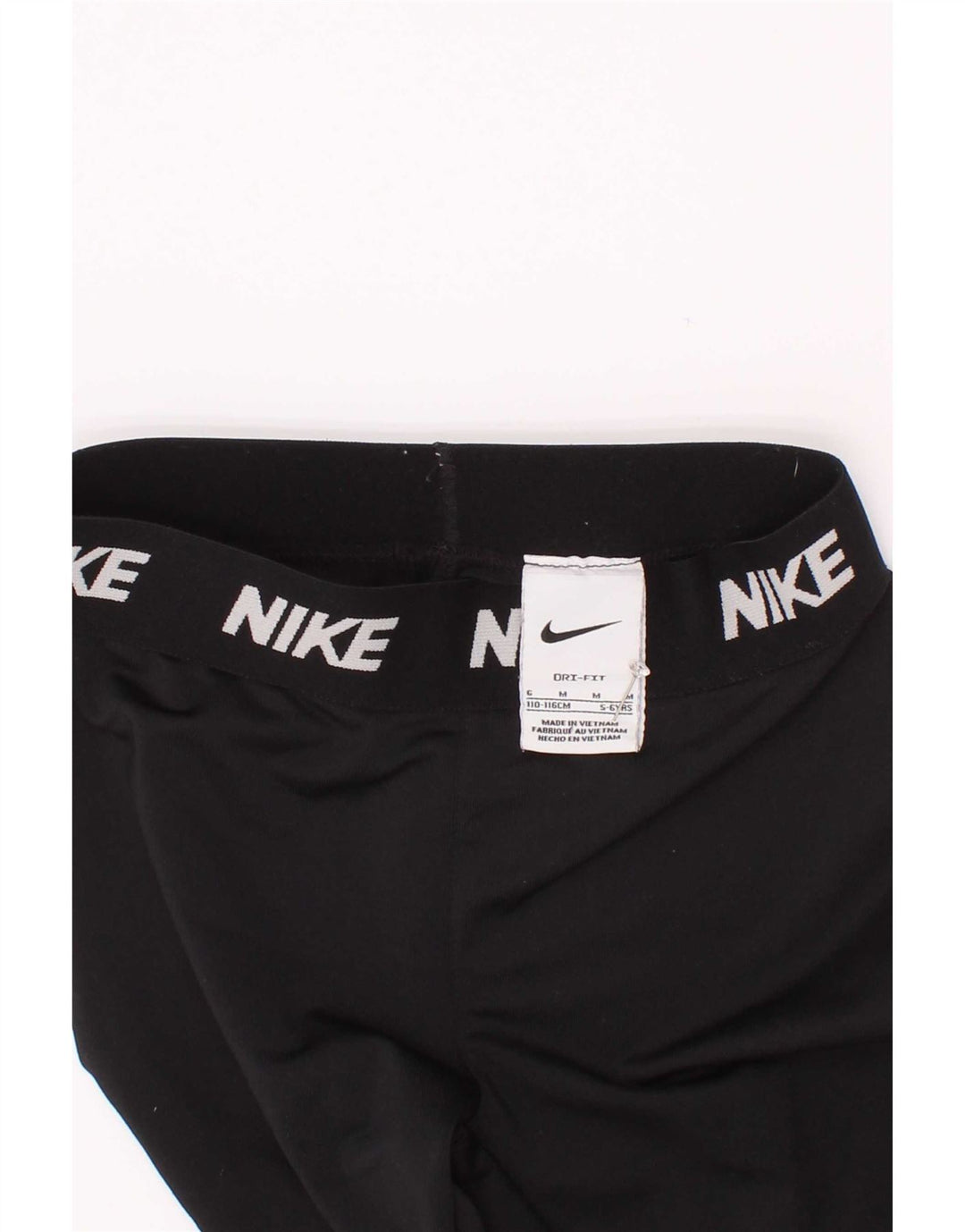 Леггинсы Nike для девочек Dri Fit 5–6 лет, средние, черные
