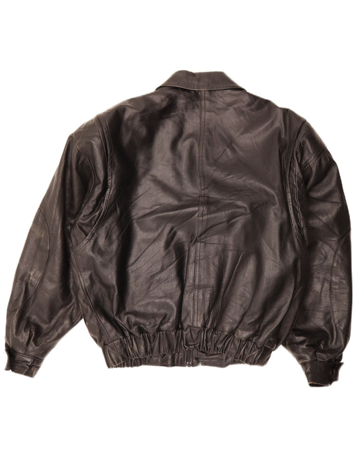 Lavorazione Artigiana Мужская куртка свободного кроя IT 48 Средний Черный