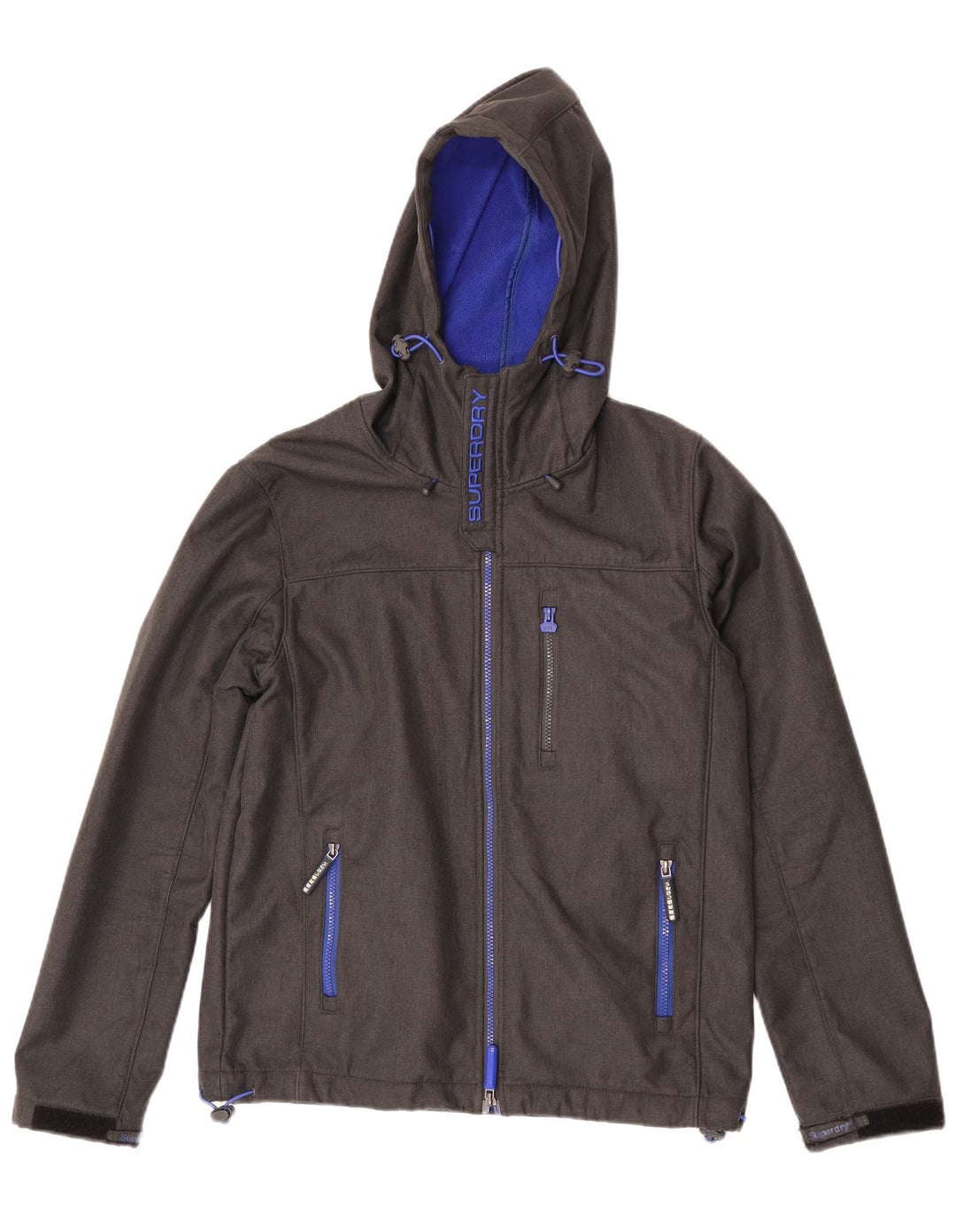 Мужская ветровка с рисунком Superdry Windtrekker UK 40, большая серая