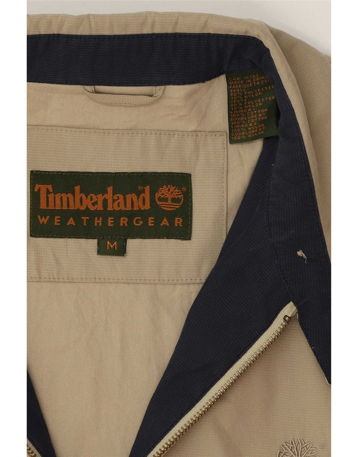 Мужская куртка-бомбер Timberland UK 38 средний бежевый полиэстер
