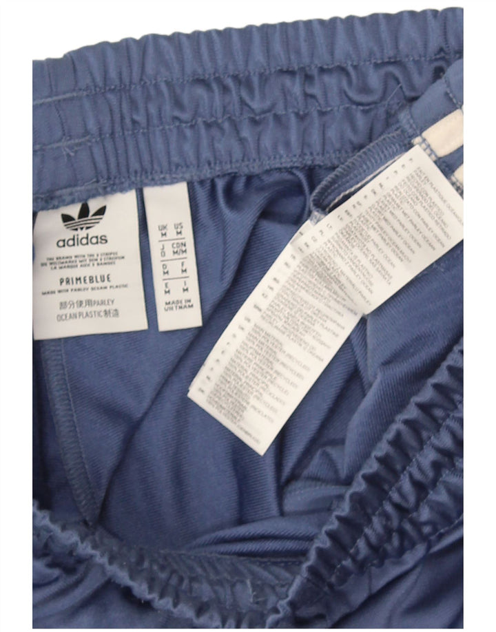 Мужские спортивные брюки Adidas из полиэстера среднего синего цвета
