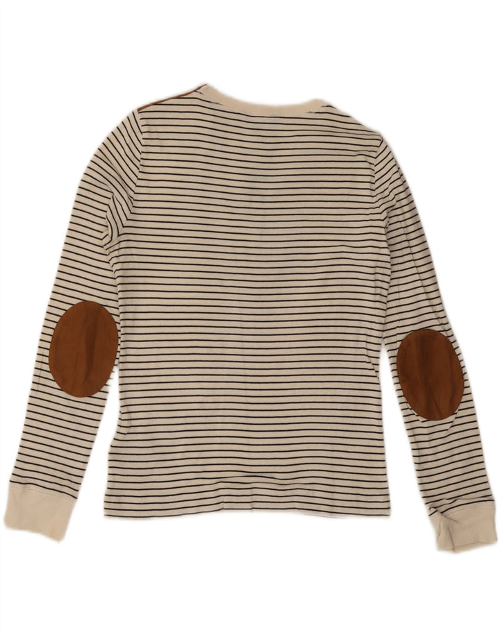 Женский топ с длинным рукавом RALPH LAUREN, Великобритания, 10 маленьких размеров, хлопок в белую полоску