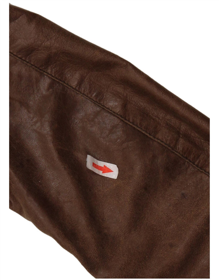 Куртка женская кожаная VINTAGE IT 44 Medium Brown Leather