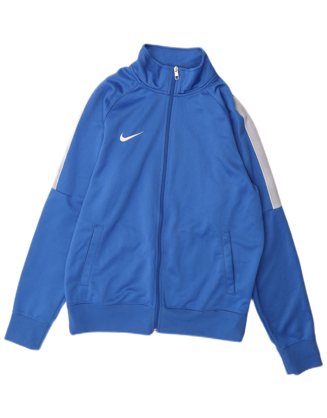 Мужской спортивный костюм Nike, средний синий полиэстер с цветными блоками