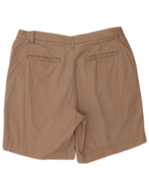 Женские шорты чинос Marks & Spencer UK 12 Medium W32 Бежевые хлопковые