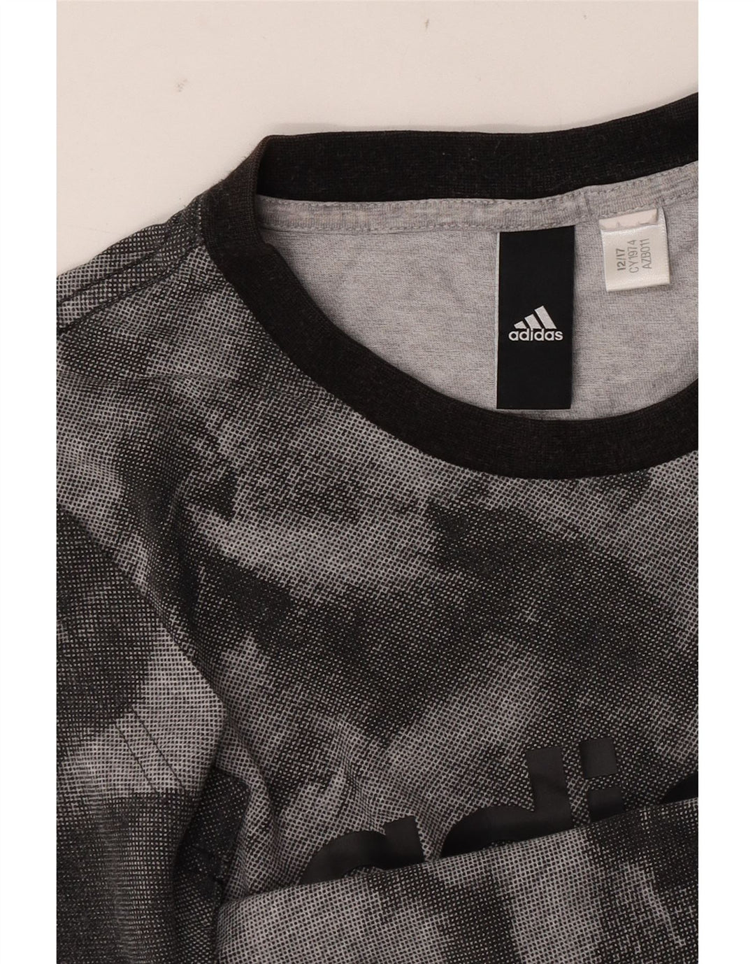 Мужская футболка ADIDAS с рисунком, маленький серый Tie Dye