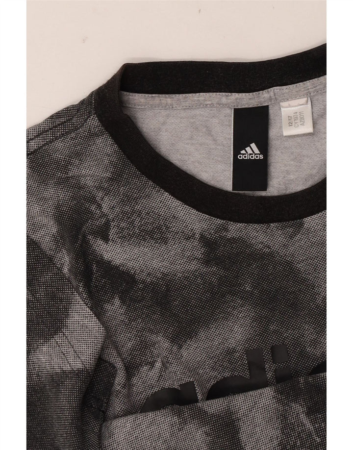 Мужская футболка ADIDAS с рисунком, маленький серый Tie Dye